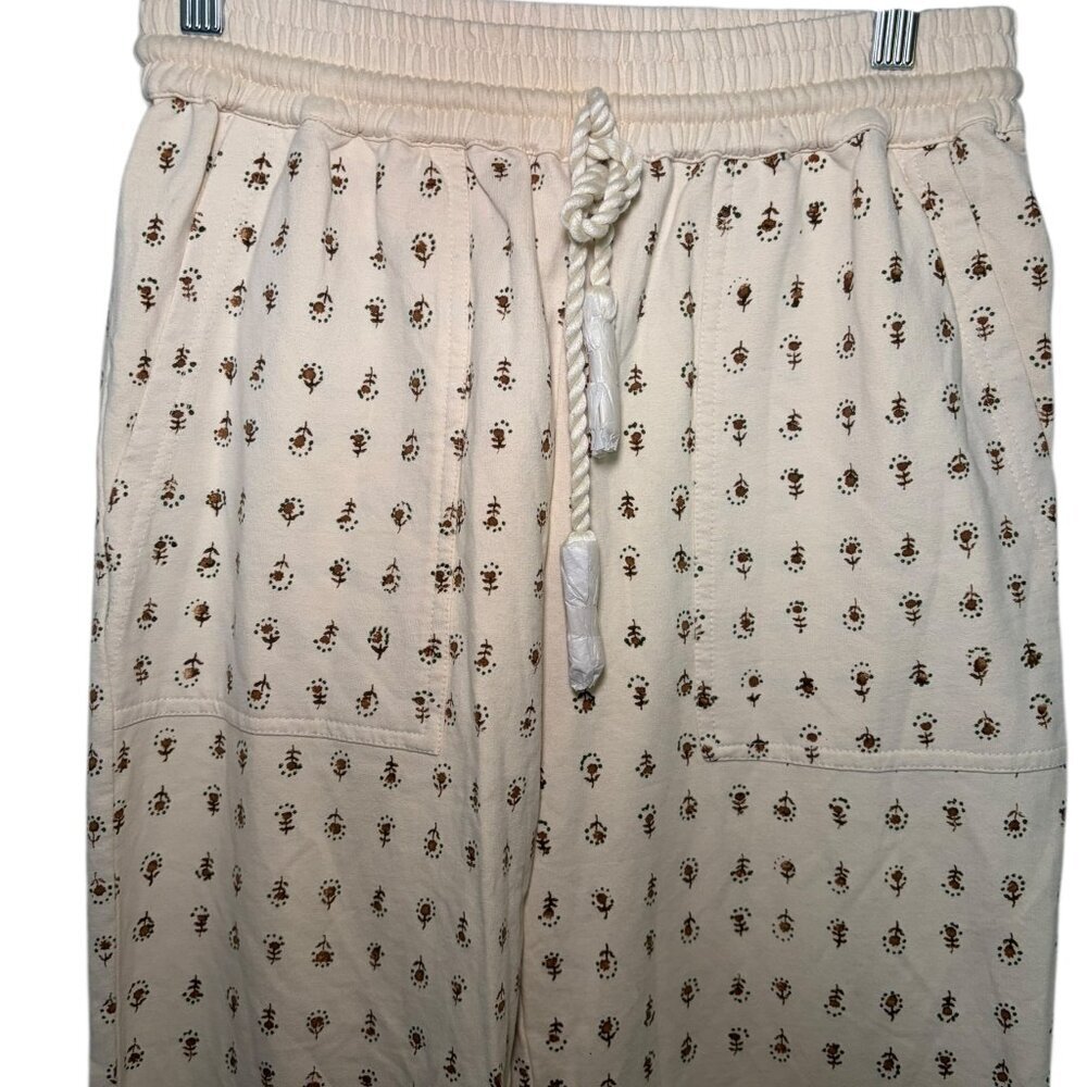 Cleobella Benny Jogger XS Organic Printed Tassel Drawstring Pants - Picture 5 of 6
